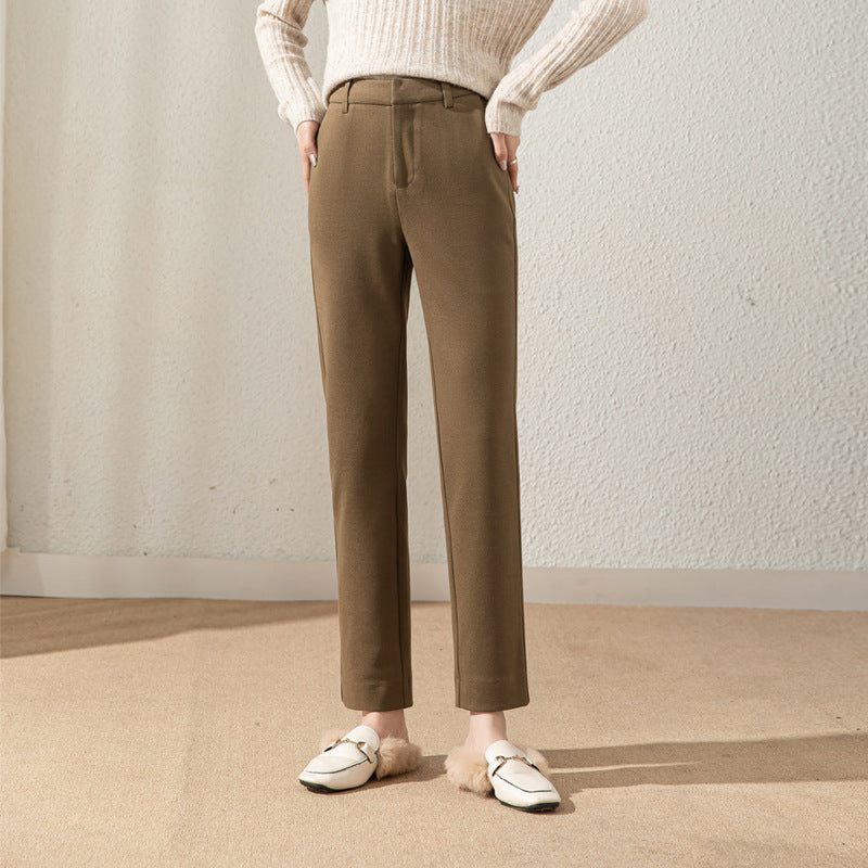 Damen Hose Elegant Klassisch Stretch