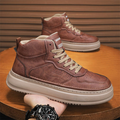 Damen Sneaker Hohe Retro Style Bequem Sneakers Frauen