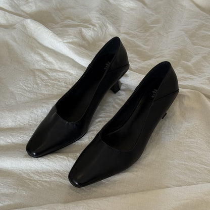 Damen Pumps Spitze Bequem Blockabsatz Elegant - BerlinGlamour