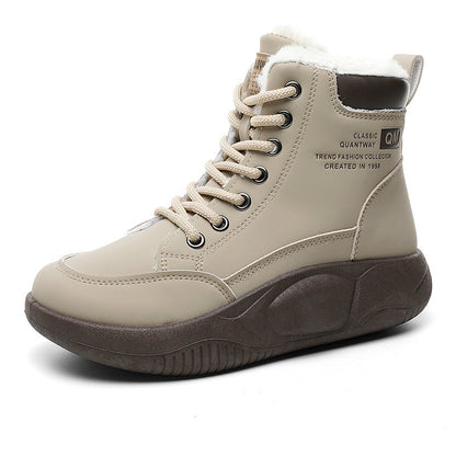 Damen Sneaker Gefüttert Warm Rutschfest Schuhe Winter