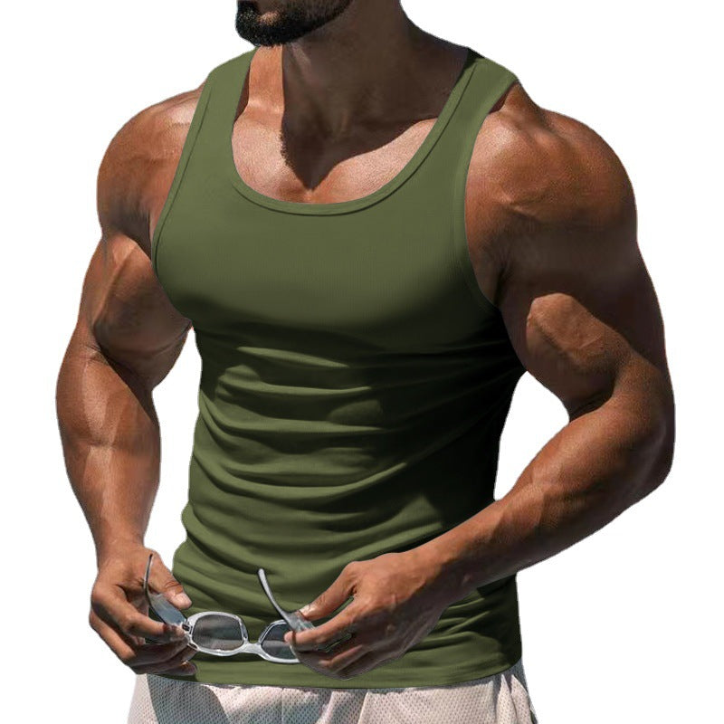 Herren Sport Tanktop atmungsaktiv Feuchtigkeitsregulierend Slim Fit