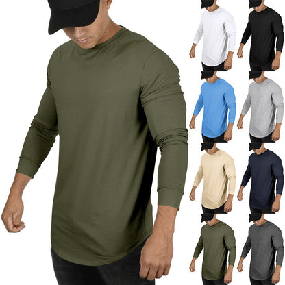 Lässiges Herren T-Shirt Langarm Modern Berlin Style