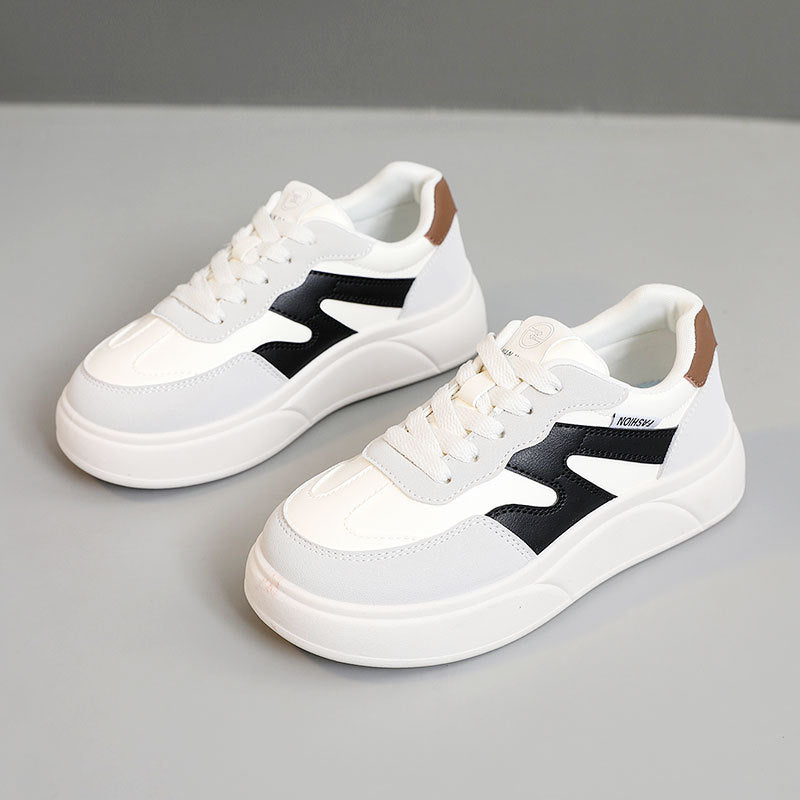 Damen Plattform Sneaker Hoch modisch bequem