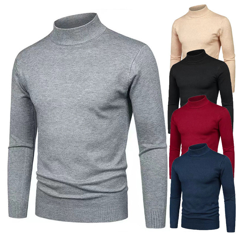 Herren Rollkragenpullover Soft Strick Hochwertig - BerlinGlamour