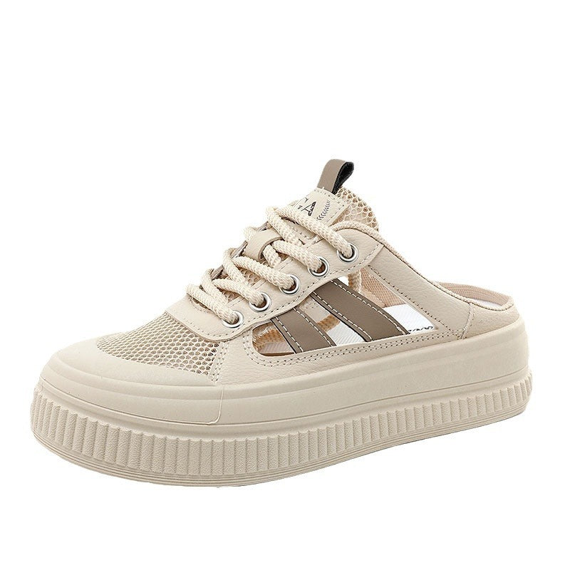Damen Sneaker Atmungsaktiv Leicht Mesh Obermaterial Sportlich