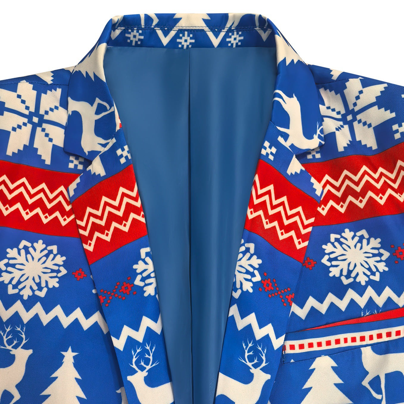 Weihnachts-Blazer Herren Festlich Glanz Schwarz
