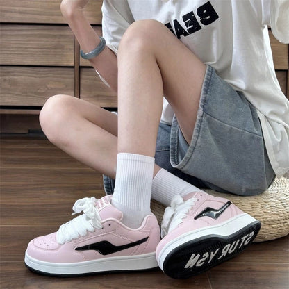 Damen Sneaker Sportlich Komfortabel Schnürung