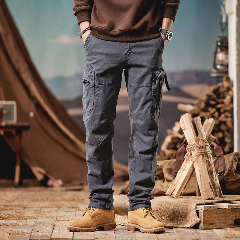 Praktische Herren Cargo-Hose Bequem Mit Taschen - BerlinGlamour
