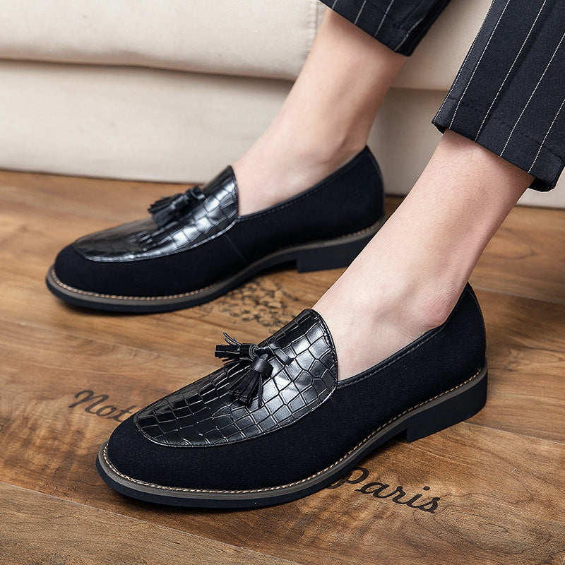 Damen Mokassins Elegante Quasten Schnürsenkel Modisch