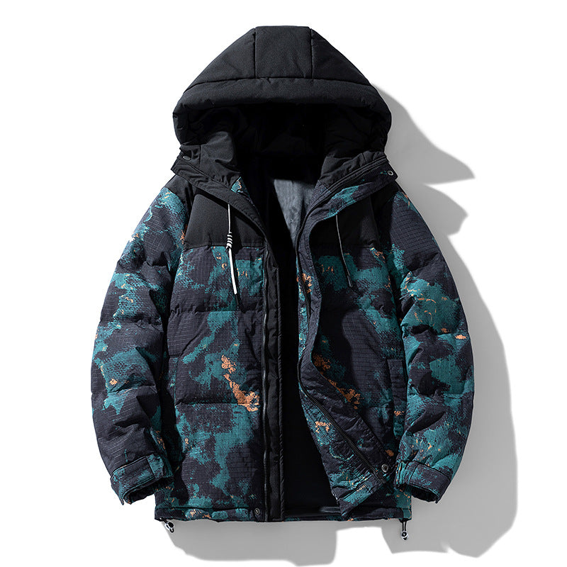Herren Winterjacke Warm Pufferjacke Funktionell
