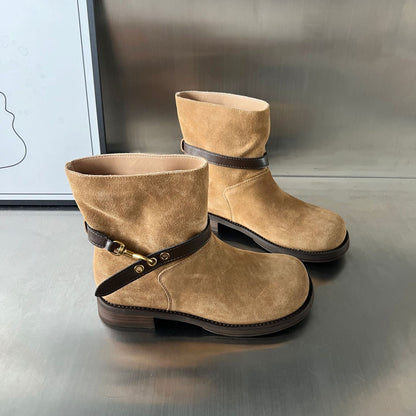 Damen Stiefel Short Boots Elegant Schnürsenkel Komfortabel