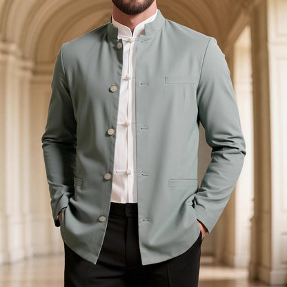 Herren Blazer Stehkragen Modern SlimFit - BerlinGlamour