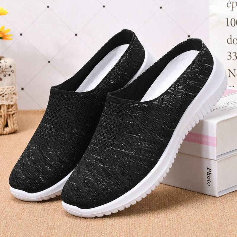 Damen Slip-On Schuhe Leicht Atmungsaktiv