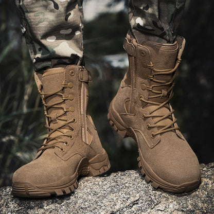 Herren Tactical Stiefel Knöchelschutz Rutschfest Outdoor