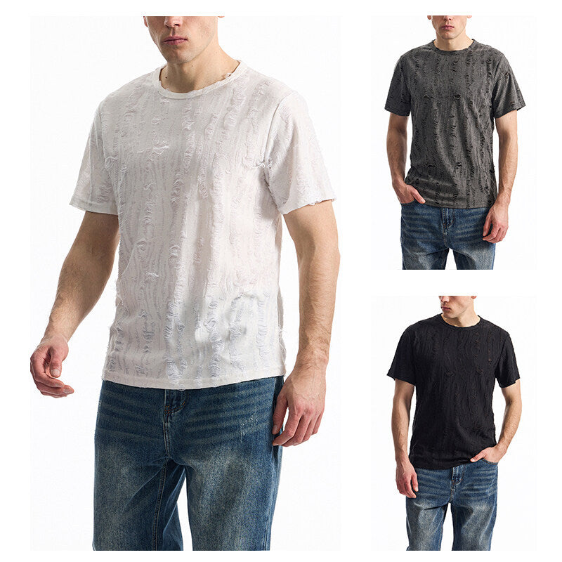 Herren T-Shirt Vintage Look Modern Strukturdesign Berlin