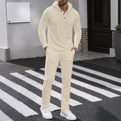 Für den Online-Shop Herren Sportliches Zweiteiler Set benötigen wir einen Titel, der die Kunden anspricht und zum Kauf anregt. Ein möglicher Titel könnte sein: Aktivitätsport