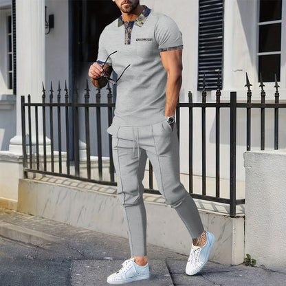 Herren Freizeitanzug Modern Stylischer Kragen Praktisch