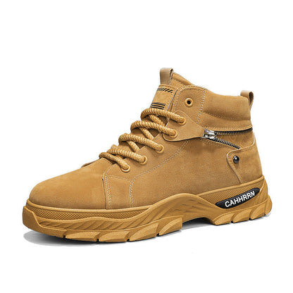 Damen Sneaker Hoch Reißverschluss Detail Robust
