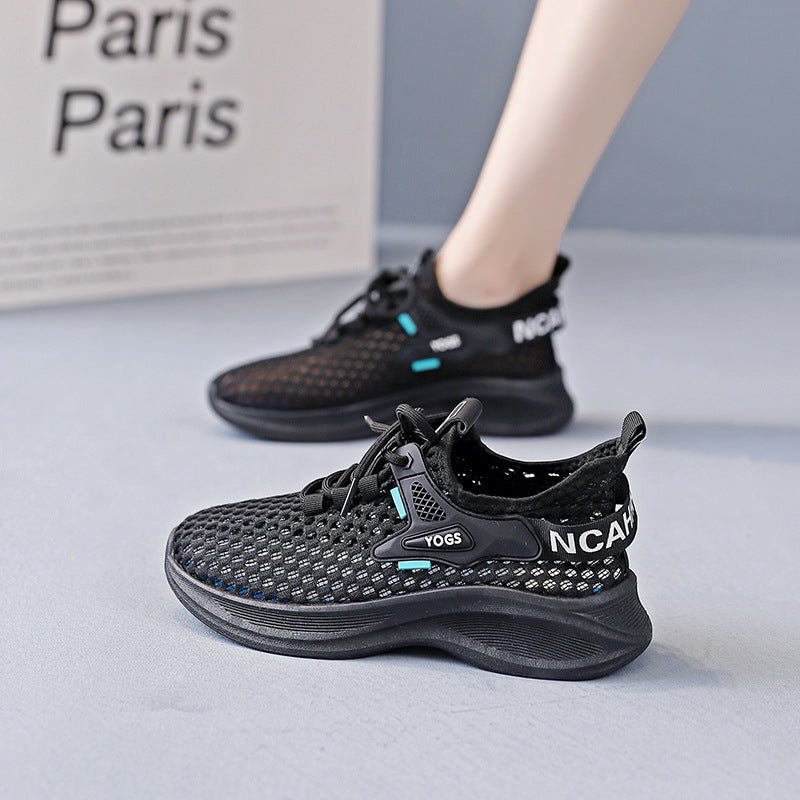 Damen Sneaker Atmungsaktiv Netzstruktur Weich