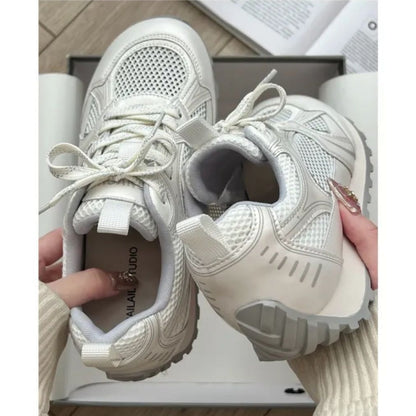Damen Sneaker Atmungsaktiv Freizeit Schuhe Rutschfest Elegant - BerlinGlamour