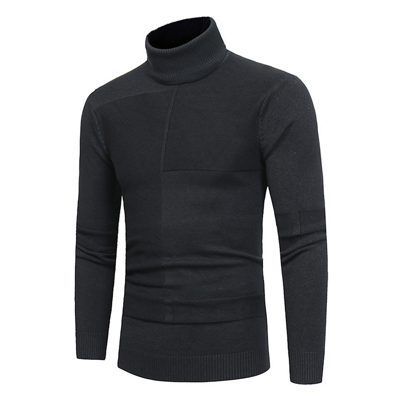 Herren Rollkragenpullover Weich Strick Qualität Made - BerlinGlamour