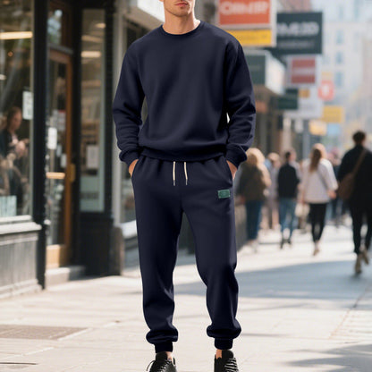Herren Sweatanzug Bequem Elastisch Kängurutaschen