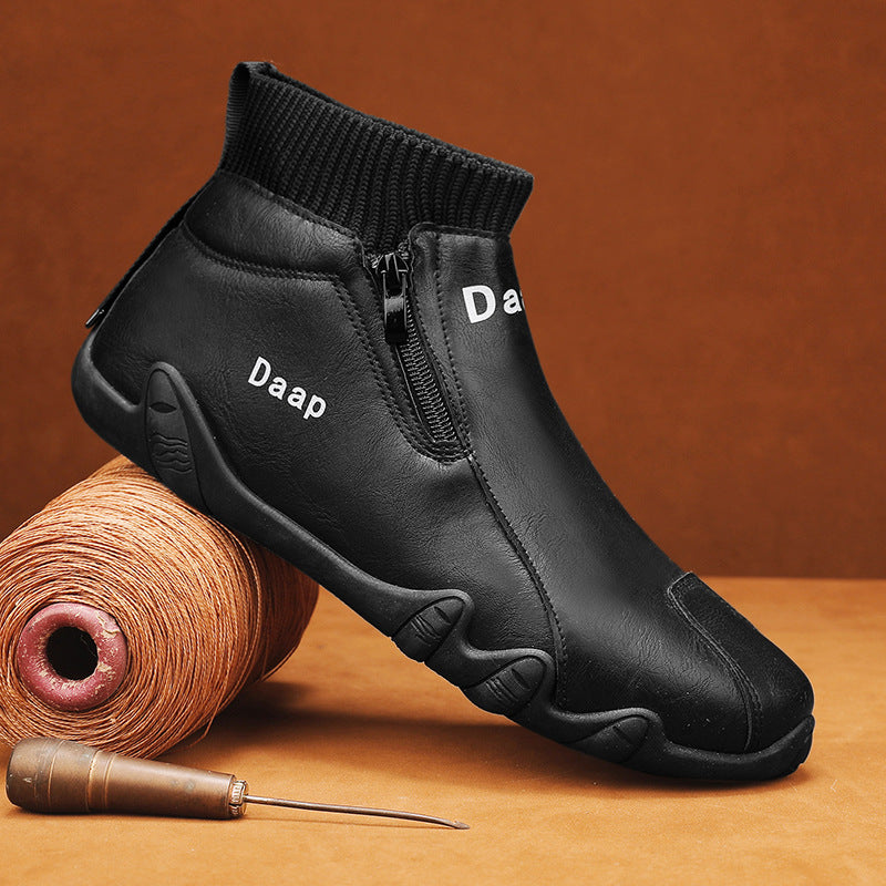 Damen Boots Freizeit Modisch Bequem