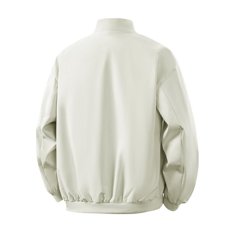 Herren Windjacke Modern mit Taschen Wasserabweisend