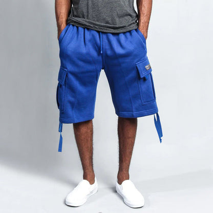 Herren Cargo Shorts Modern mit Taschen und Kordelzug