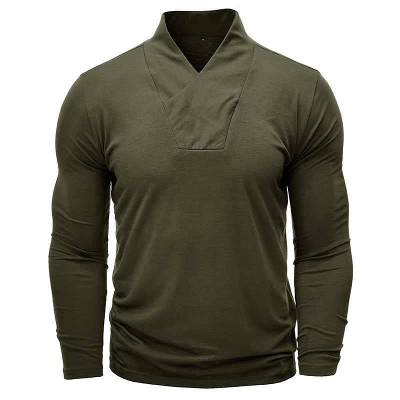 Herren Longsleeve V-Ausschnitt Modern Berlin Style