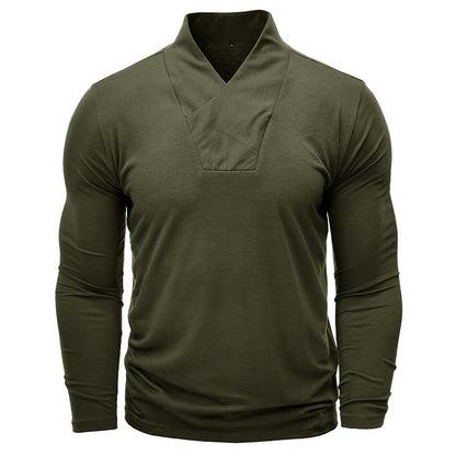Herren Longsleeve V-Ausschnitt Modern Berlin Style