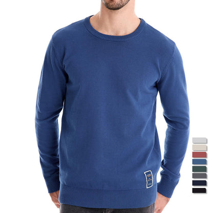 Herren Strickpullover Baumwolle Bequem Passform Modern
