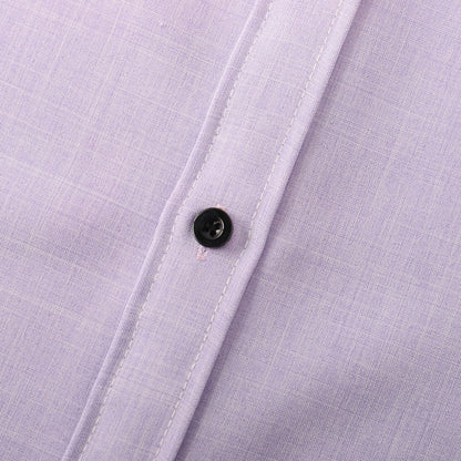 Herren Kurzarmhemd Modern Slim Fit Stehkragen