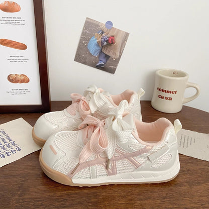 Damen Sneaker Leicht Atmungsaktiv mit Schnürsystem