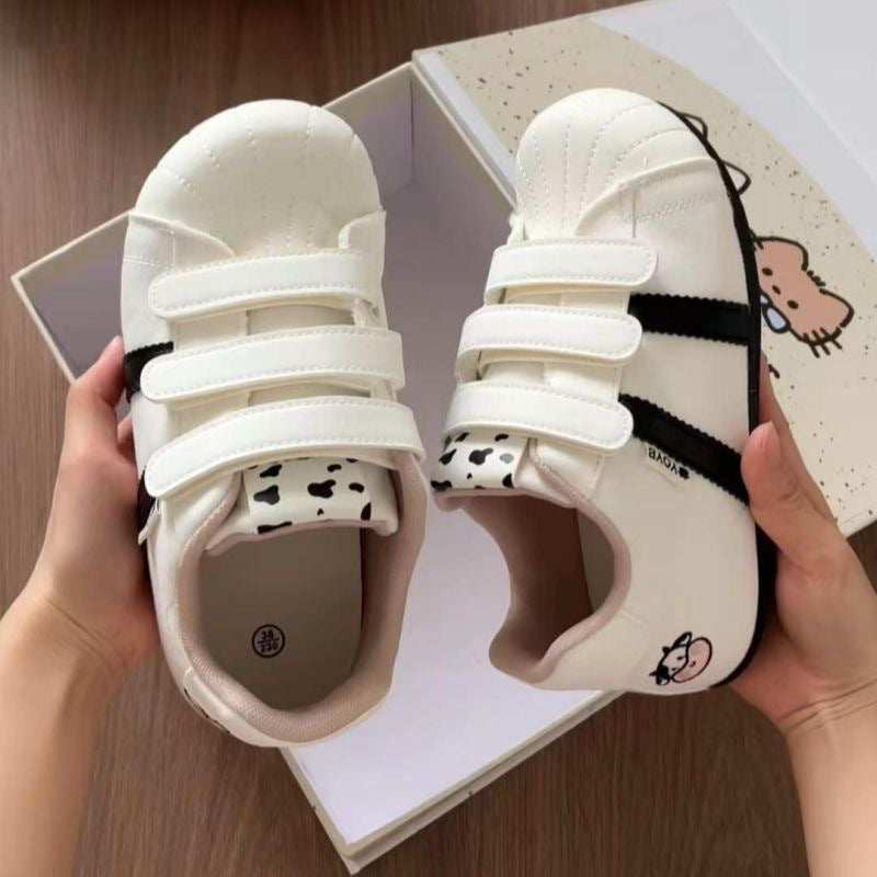 Damen Sportschuhe Kinderschuhe mit Klettverschluss Farbenfroh Mädchen - BerlinGlamour