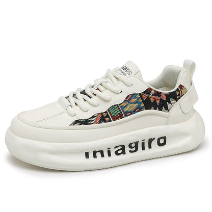 Damen Sneaker Sportlich Bunt mit Designdruck