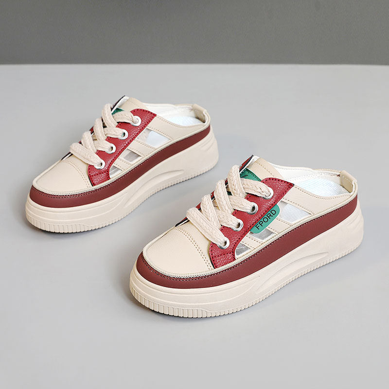 Damen Sneaker Slip-On atmungsaktiv Mesh rutschfest