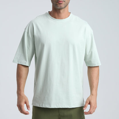 Herren T-Shirt Bequem Loose Fit aus Baumwolle