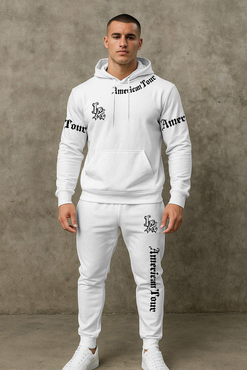 Herren Hoodie Set Jogginghose Streetwear Sportlich