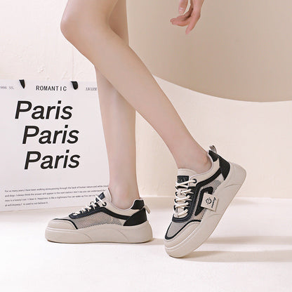 Damen Sneaker atmungsaktiv Komfort Sohle Schuhe Sport