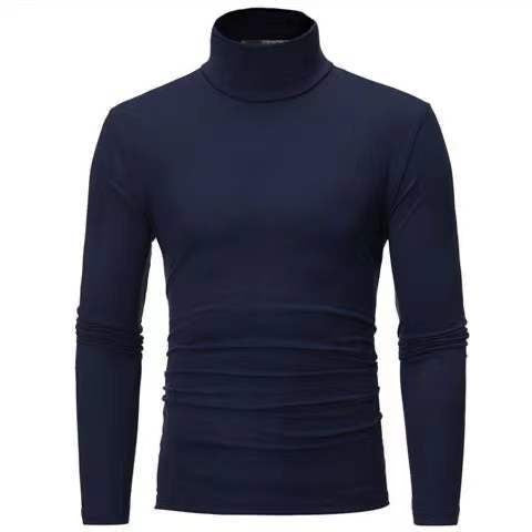 Herren Rollkragenpullover Slim Fit Elastisch Modern