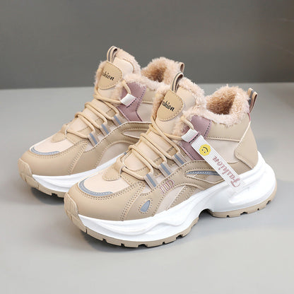 Damen Winter-Sneaker Gefüttert Rutschfest Atmungsaktiv