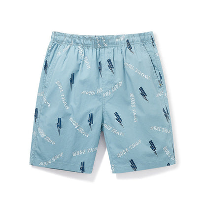 Herren Badeshorts Lässig Elastisch Mit Taschen