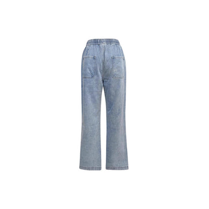 Damen Highwaist Jeans Ripped Trendy Destroyed