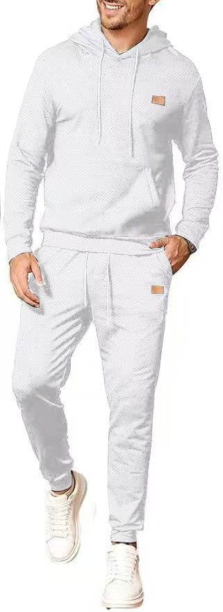 Herren Jogginganzug Sportlich mit Kapuze und Taschen