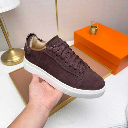 Damen Sneaker Wildleder Schuhe Heidi Stil
