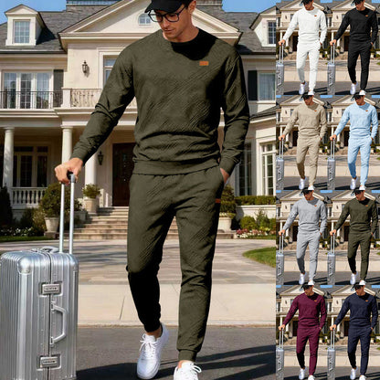 Herren Sweatanzug Eleganter Freizeitanzug Hochwertig Modern - BerlinGlamour