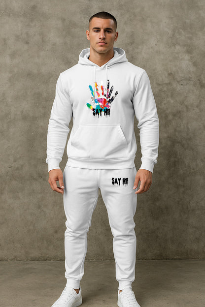Herren Kapuzenpullover Sportlich mit Grafikdruck Modern
