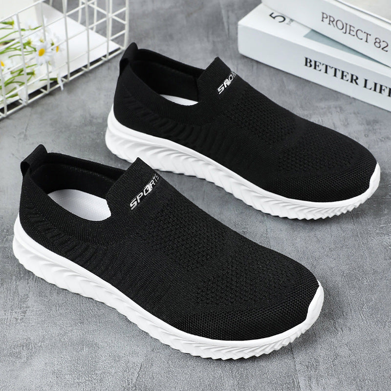 Laufschuhe Damen atmungsaktiv Slip-On bequem flexibel