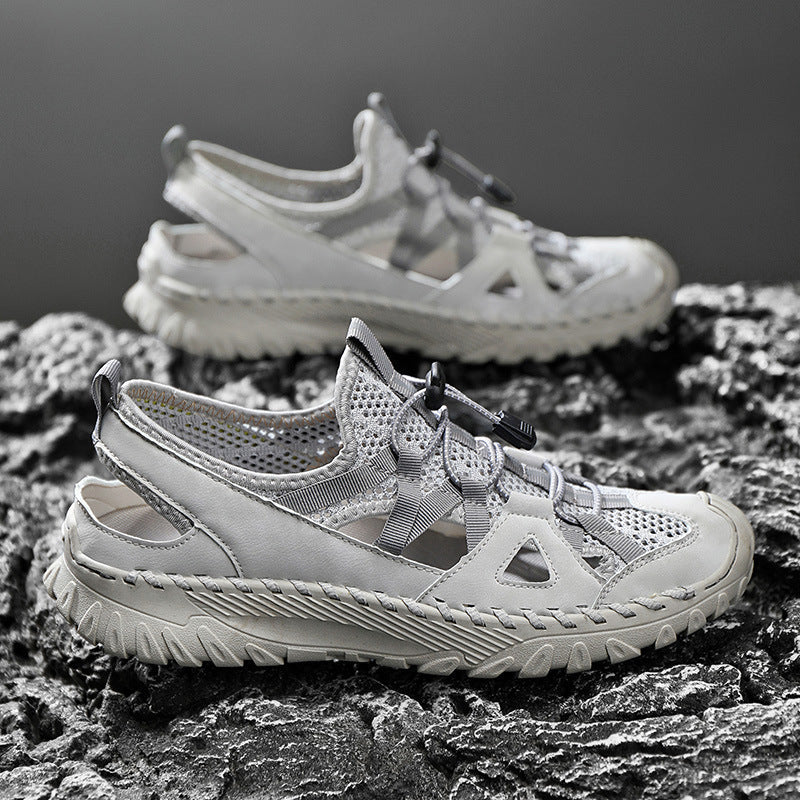 Damen Sandalen Bequem Atmungsaktiv Komfortschuhe Sommer
